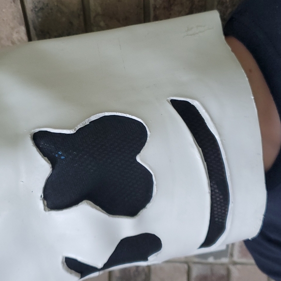 DJ Marshmallow Mask, Thick Latex & Mesh - Picture 3 of 5